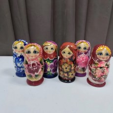 Матрешка Цветочная 5 мест 11см в ассортименте