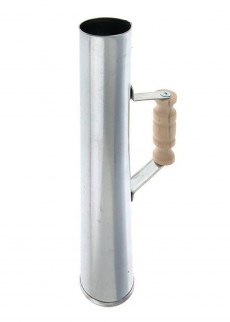 Труба для жарового самовара D85 оцинкованная прямоточная