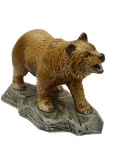 Фигурка декоративная Медведь на подставке