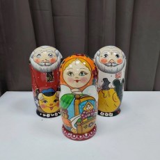 Матрешка Сказка 5 мест 18см