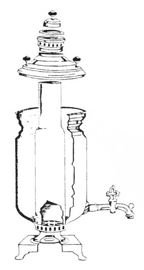 Как устроен самовар на дровах рисунки