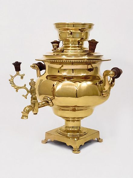 Самовар старинный 1,5л формой ваза Воронцов Н.А.фабрика 1860-1896г. в Туле